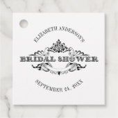 Vintages Brautparty Geschenkanhänger (Vorderseite)