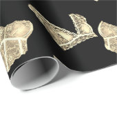 Vintages Brautparty Geschenkpapier (Rolleneckpunkt)