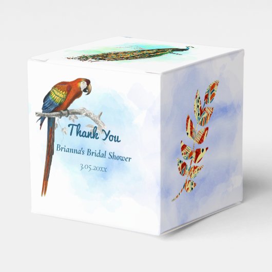 Vintages Brautparty Geschenkschachtel (Vorderseite)