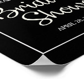 Vintages Brautparty Poster (Ecke)