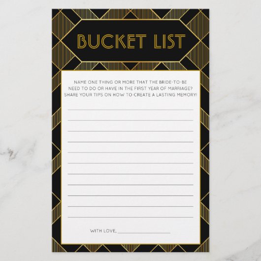 Vintages Brautparty-Spiel mit Schwarz-Weiß-Technik (Vorderseite)