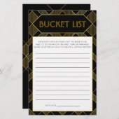 Vintages Brautparty-Spiel mit Schwarz-Weiß-Technik (Vorne/Hinten)