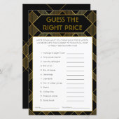 Vintages Brautparty-Spiel mit Schwarz-Weiß-Technik (Vorne/Hinten)