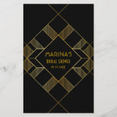 Vintages Brautparty-Spiel mit Schwarz-Weiß-Technik (Rückseite)