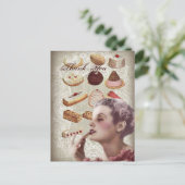 Vintages Brautparty Tee Party Postkarte (Stehend Vorderseite)