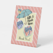 Vintages Brautparty Tischtennis Sockelschild (Vorderseite)