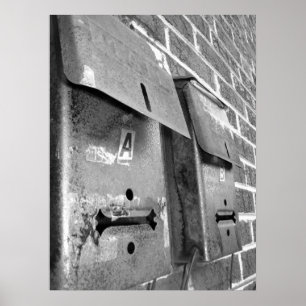 Vintages Briefkasten-Plakat Poster