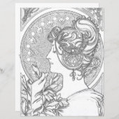 Vintages Brigid Celtic Wicca Farbpapier (Vorne/Hinten)