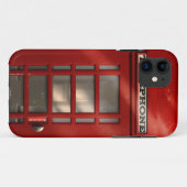 Vintages britisches rotes Phonebox Case-Mate iPhone Hülle (Rückseite (Horizontal))