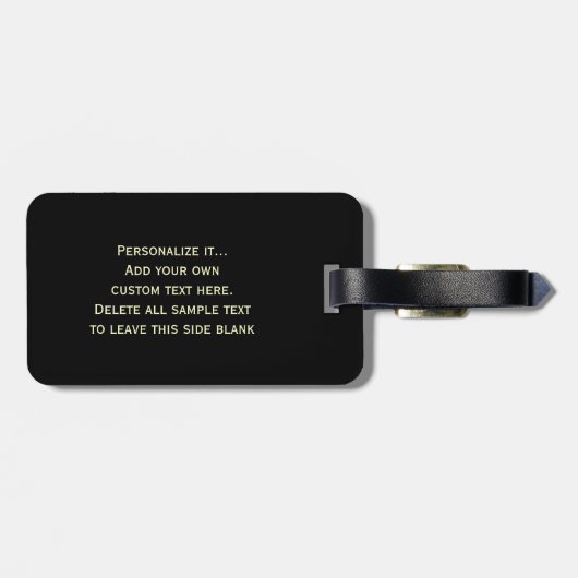 Vintages britisches rotes Phonebox Gepäckanhänger (Rückseite horizontal)