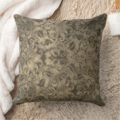 Vintages Brocade Throw Kissen (Decke)