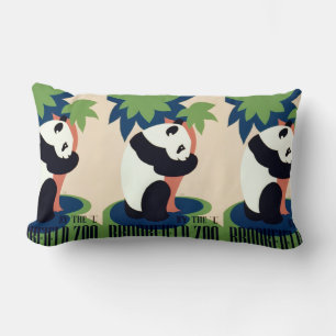 Vintages "Brookfield Zoo"-Kissen Lendenkissen