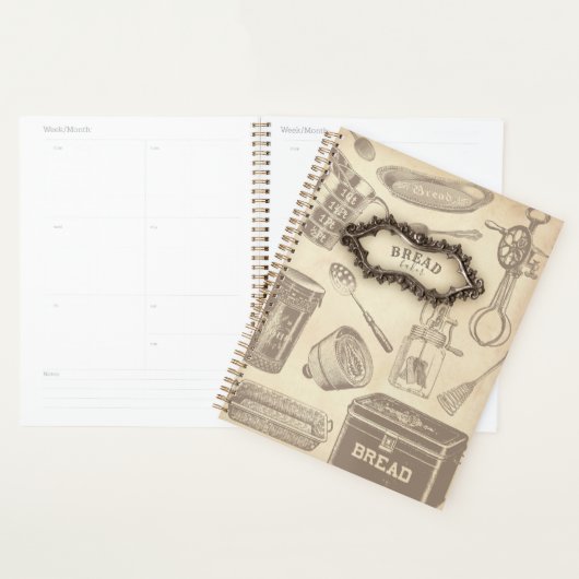 Vintages Brotbackplaner Planer (Anzeige)