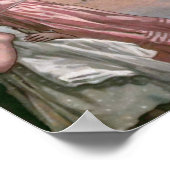 Vintages Buch Illustration "Vaterboat" Poster (Ecke)