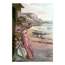 Vintages Buch Illustration "Vaterboat"