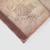 Vintages Buch Seidenpapier (Ausschnitt)