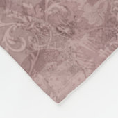 Vintages Buch-Zitat Fleecedecke (Ecke)