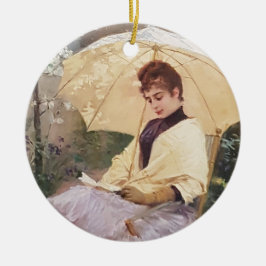 Vintages Buchangebot von Jane Austen Keramik Ornament