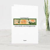 Vintages Buchcover Geburtstagskarte Karte (Rückseite)