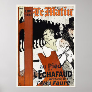 Vintages Buchcover-Poster Poster