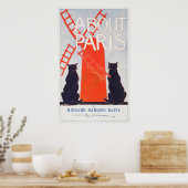 Vintages Buchcover-Poster Poster (Küche)