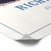 Vintages Buchcover-Poster Poster (Ecke)