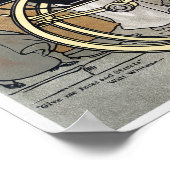 Vintages Buchcover-Poster Poster (Ecke)