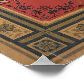 Vintages Buchcover-Poster Poster (Ecke)