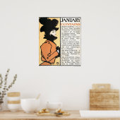Vintages Buchcover-Poster Poster (Küche)