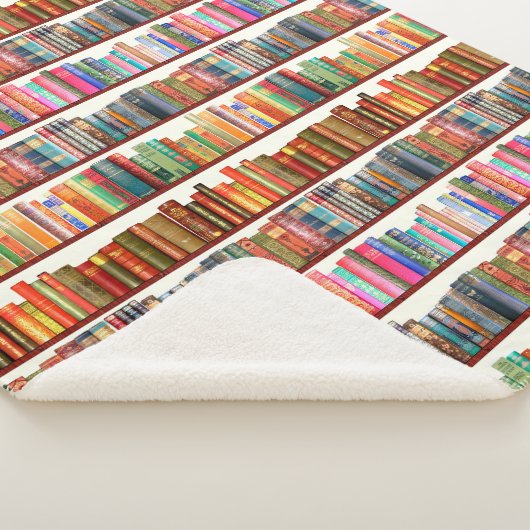 Vintages Buchregal Sherpadecke (3/4)