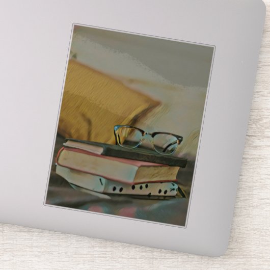 Vintages Buchwerk Aufkleber (Detail)