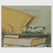 Vintages Buchwerk Geschenkpapier (Flach)