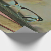 Vintages Buchwerk Geschenkpapier (Ecke)