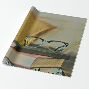 Vintages Buchwerk Geschenkpapier
