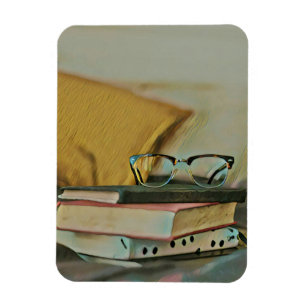 Vintages Buchwerk Magnet
