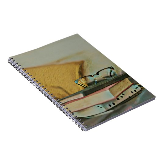 Vintages Buchwerk Notizblock (Rechte Seite)