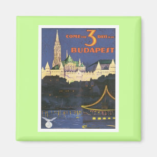 Vintages Budapest Ungarn Magnet