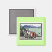 Vintages Budapest Ungarn Magnet (Vorderseite/Rückseite)