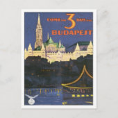 Vintages Budapest Ungarn Postkarte (Vorderseite)