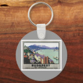 Vintages Budapest Ungarn Schlüsselanhänger (Vorderseite)