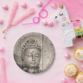 Vintages Buddha-Yoga Pappteller (Party)