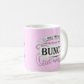 Vintages Bunco-Design Kaffeetasse (VorderseiteRechts)