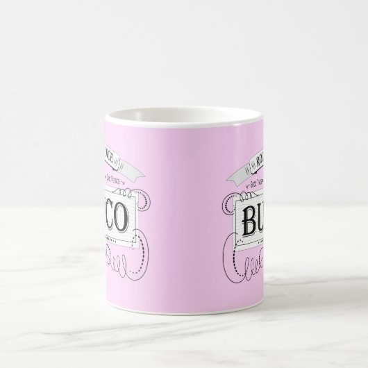 Vintages Bunco-Design Kaffeetasse (Mittel)