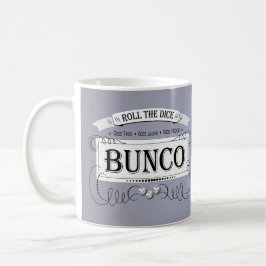 Vintages Bunco Design Lila Kaffeetasse