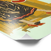 Vintages Bundesstaatliches Theater Das Squall Post Fotodruck (Ecke)