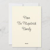 Vintages Bunny Rabbit Happy Oaster Feiertagskarte (Rückseite)