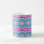 Vintages, bunter böhmisches böhmisches Muster Kaffeetasse (Mittel)