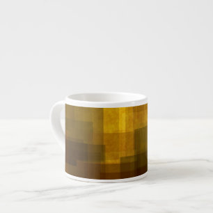 Vintages buntes abstraktes geometrisches der Kunst Espressotasse