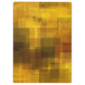 Vintages buntes abstraktes geometrisches der Kunst Klemmbrett (Rückseite)