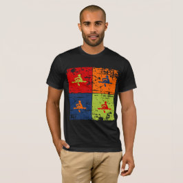 Vintages buntes Rudersportrowers-Shirt T-Shirt